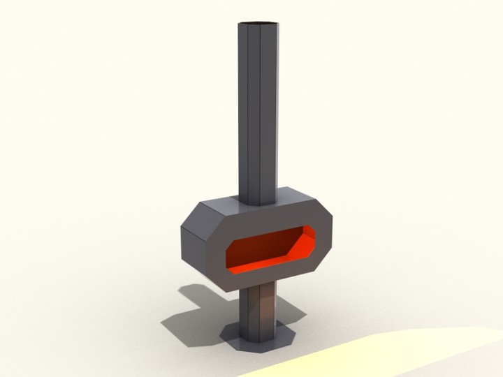 Modern Indoor Fire Pit