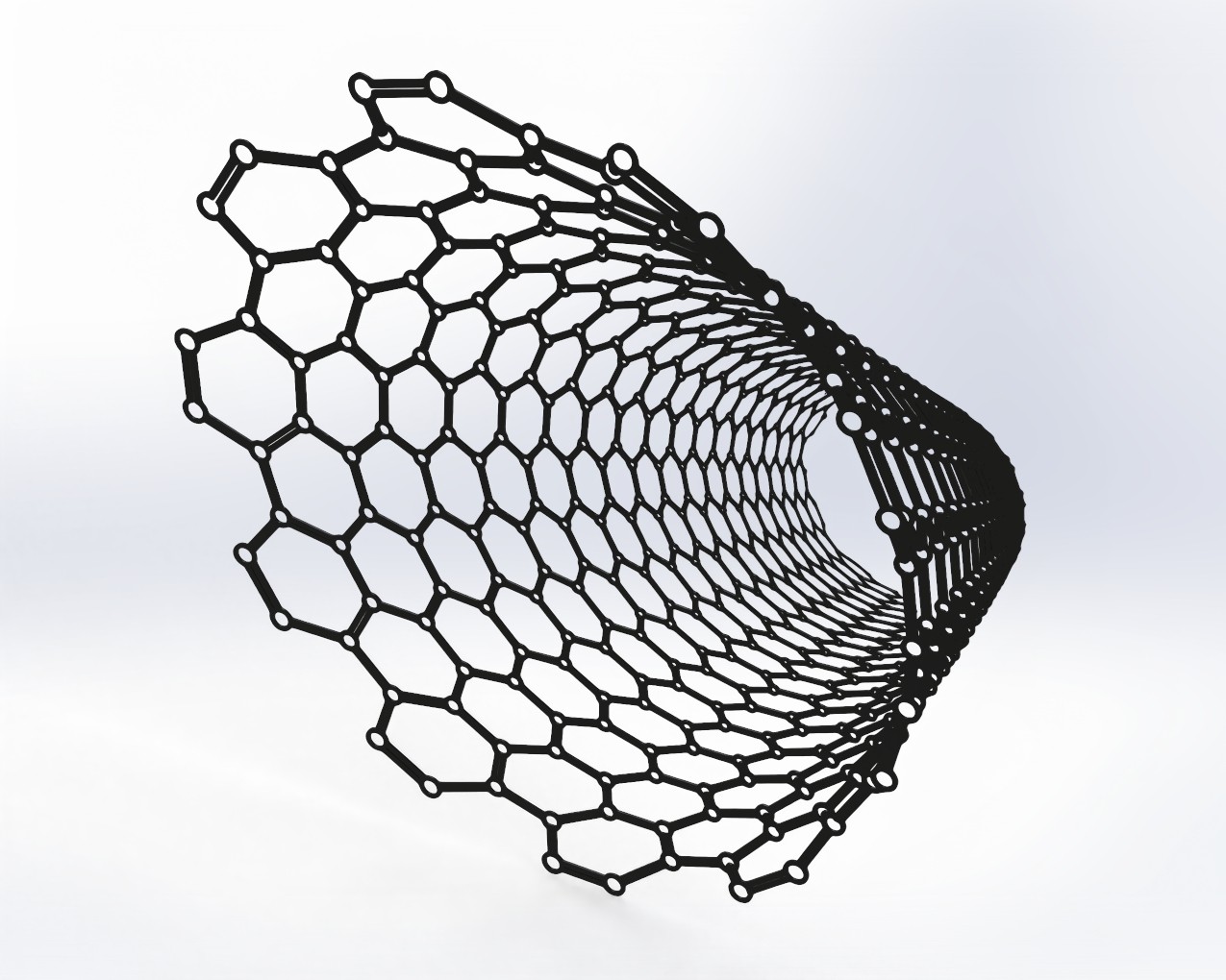 Hexagonal Tunnel Wall Art