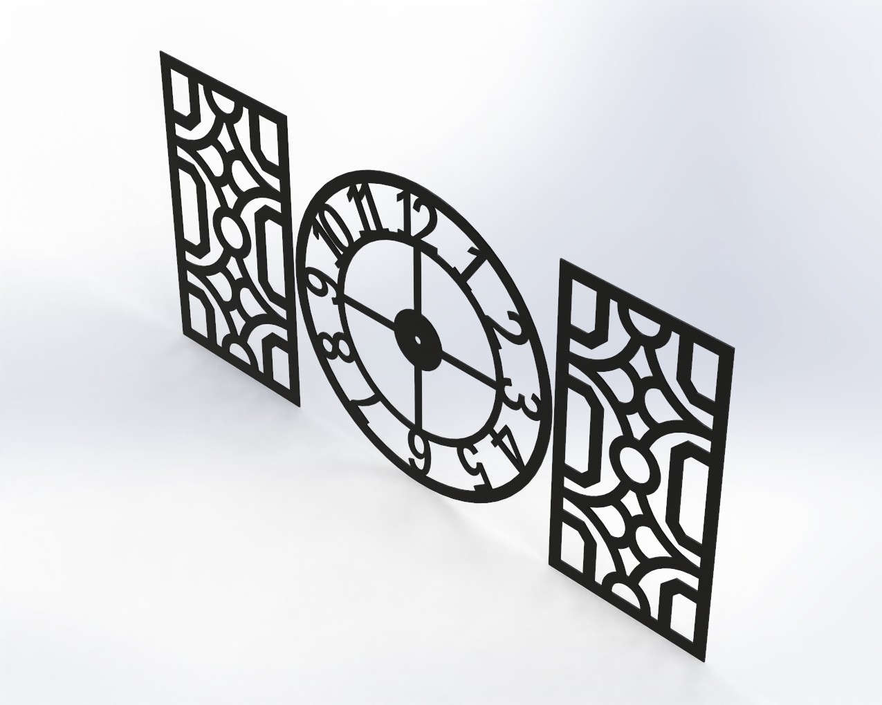 Patterned Clock