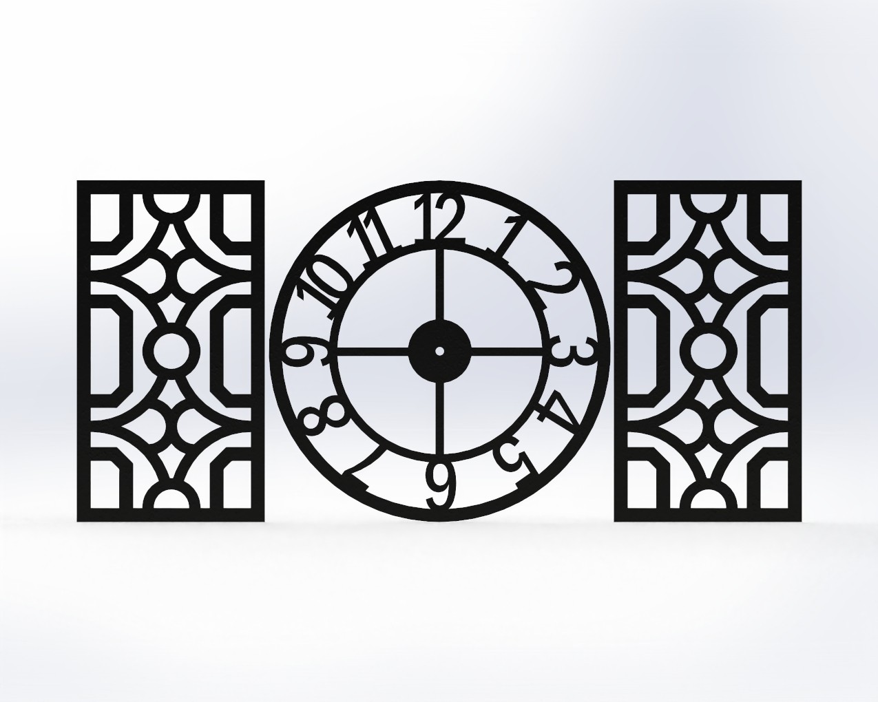 Patterned Clock